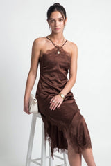 CASSIE - PRINCESS SATIN DRESS