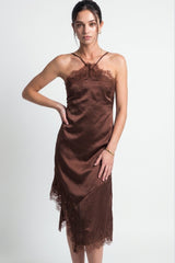 CASSIE - PRINCESS SATIN DRESS