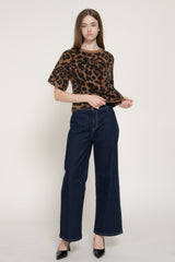 SHORT SLEEVE LEO SWEATER
