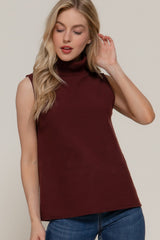 SLEEVELESS TNECK SWEATER