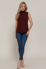 SLEEVELESS TNECK SWEATER