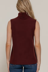 SLEEVELESS TNECK SWEATER