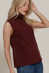 SLEEVELESS TNECK SWEATER