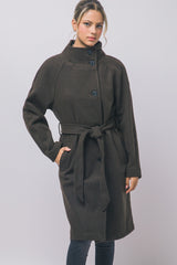 FUNNEL NECK 3/4 COAT