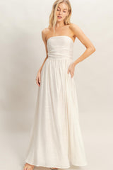 SIENNA - SMOCK TUBE TIE DRESS