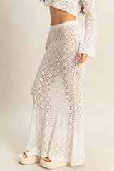 CROCHET MAXI SKIRT
