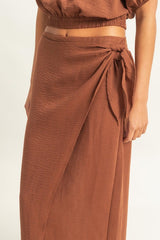 SORRENTO - WRAP MIDI SKIRT