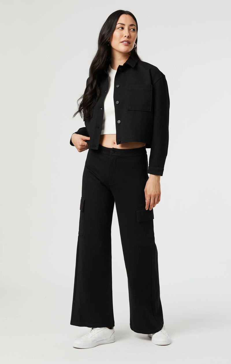 SHIRLEY - BLACK MOVE STRETCH JACKET by MAVI