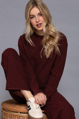CHELSEA - SOFT CREW KNIT SWEATER