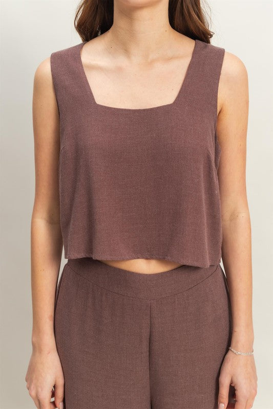 CHELSEA - SQUARE NECK TANK