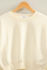 CROP CREW SWEATSHIRT