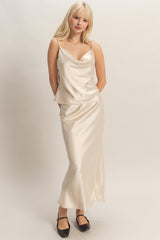 SIENNA - DRAPE SATIN CAMI