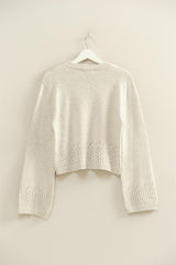 EMBROIDERED DETAIL SWEATER