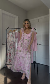 FLORA - CORSETTE FLORAL DRESS