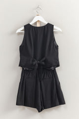 OAKVILLE - LINEN BLEND VEST