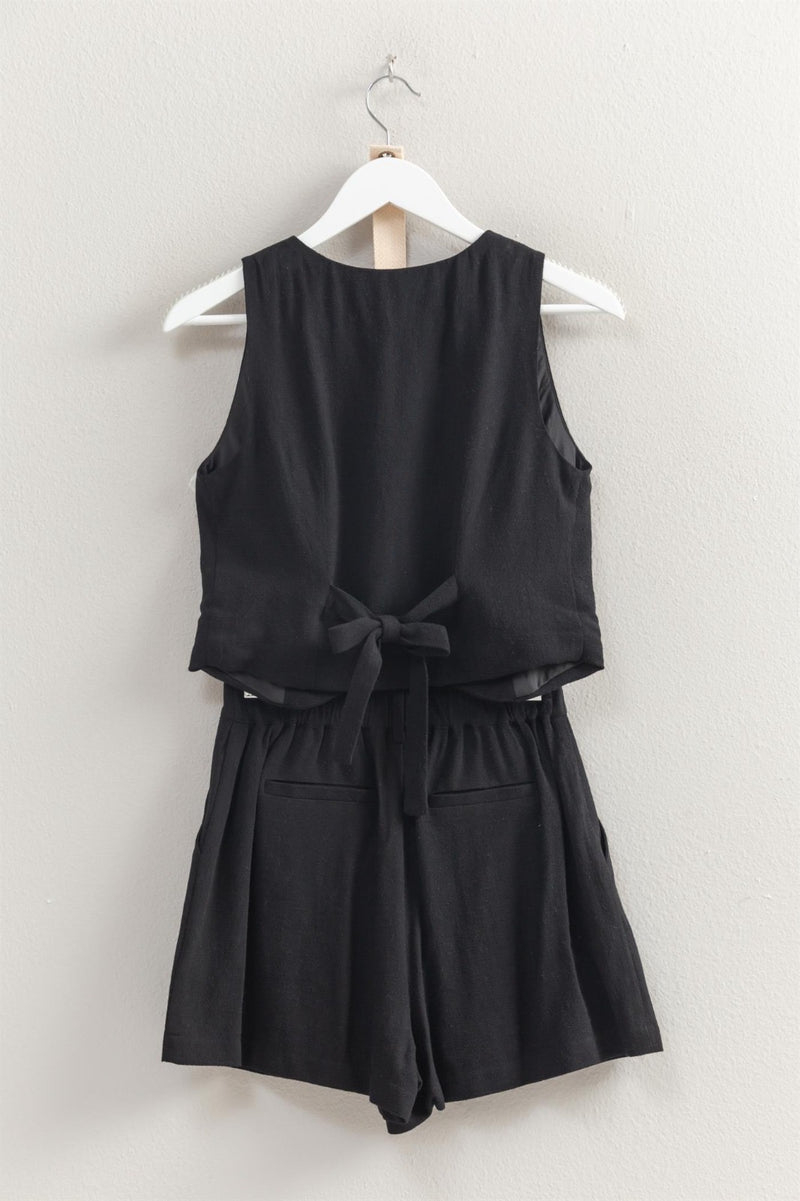 OAKVILLE - LINEN BLEND VEST