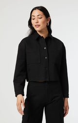 SHIRLEY - BLACK MOVE STRETCH JACKET by MAVI