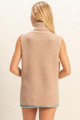 CHUNKY TURTLE NECK SWEATER