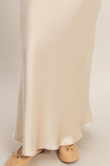 SIENNA - MAXI SATIN SKIRT