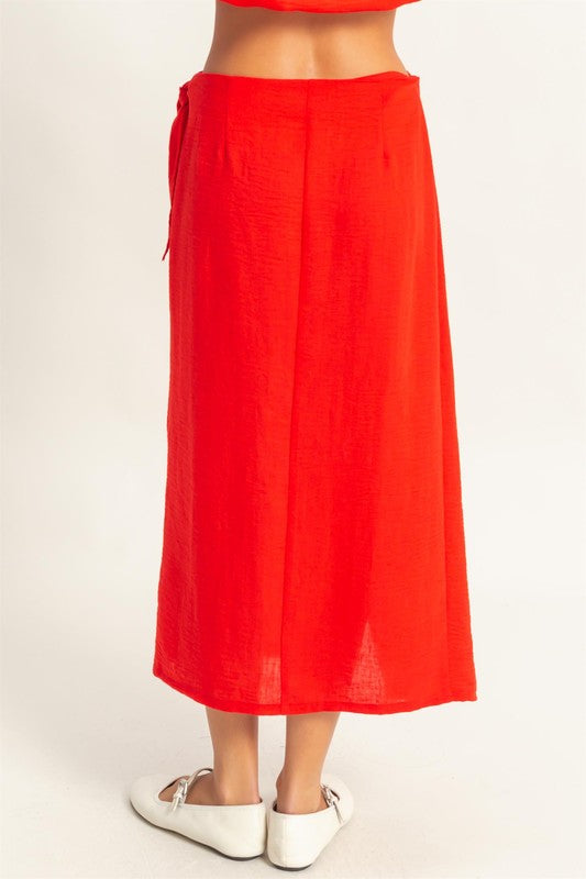 SORRENTO - WRAP MIDI SKIRT