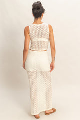 STRETCH LACE TANK TOP