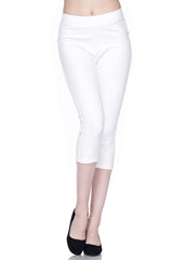 PREMIUM DENIM STRETCH CAPRI