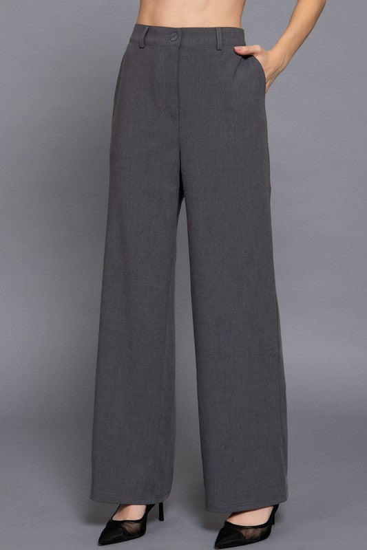 SLATE - TROUSER WITH ELASTIC WAIST