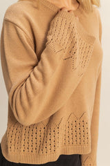 EMBROIDERED DETAIL SWEATER