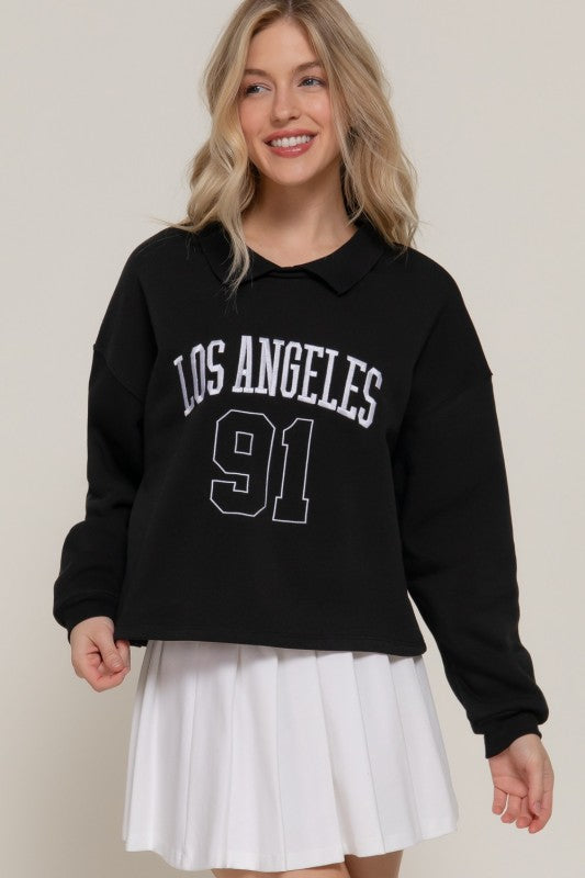 LOS ANGELES POLO SWEATER