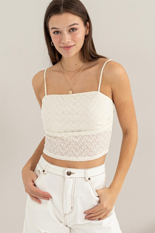 TEXTURED SLINKY CAMI