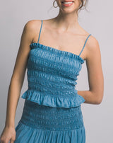 BLUPEPPER - SMOCKED TANK TOP