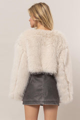 CROP FUR BOLERO