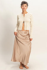 SIENNA - MAXI SATIN SKIRT
