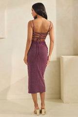 MIDNIGHT - SPARKPLE TIE DRESS