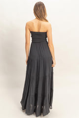 SERENA - SMOCK TUBE MAXI DRESS