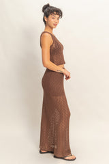 STRETCH LACE TANK TOP