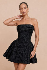 KAYLA - TUBE JACQUARD MINI DRESS