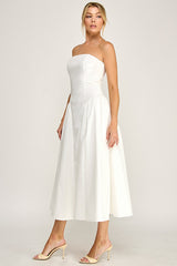 SARA - TUBE TIE BACK FLARE DRESS
