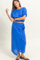 SORRENTO - WRAP MIDI SKIRT