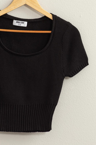 Oksana Short Sleeve Pullover - Adorn Boutique