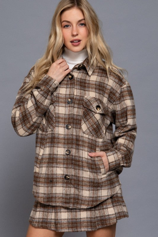 ANNIE - PLAID SHACKET