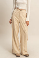 SIDE STRIPE WIDE LEG PANT
