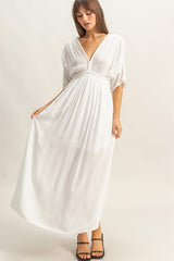CLEO - GAUZE KIMONO MAXI DRESS