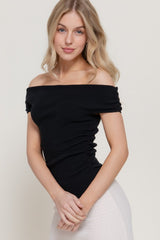 OFF SHOULDER SWEATER