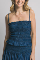 BLUPEPPER - SMOCKED TANK TOP
