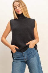 CHUNKY TURTLE NECK SWEATER