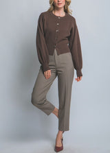 NOVELTY BUTTON CARDIGAN