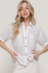 SHORT SLEEVE POCKET SHIRT