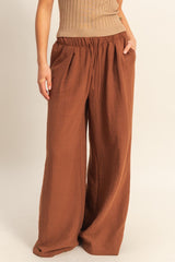 DRAWSTRING - WIDE LEG PANTS