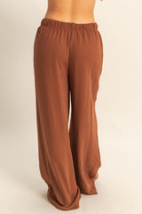 DRAWSTRING - WIDE LEG PANTS